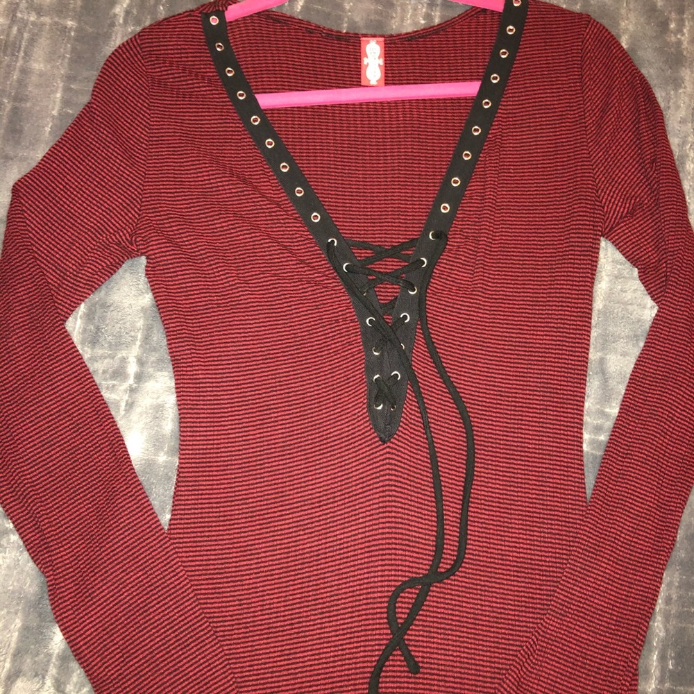 Red bodycon mini dress